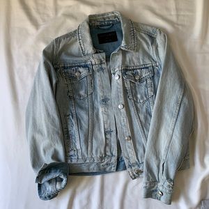 AllSaints distressed denim jacket